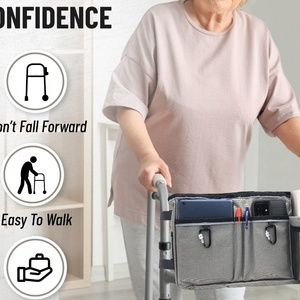 Walker Bag - Accessories Wheelchair Basket Pouch (Water Resistant) - Seniors